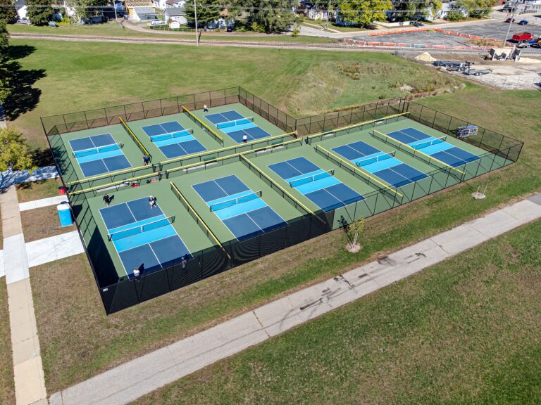 Pickleball court in La Crosse, Wisconsin 01