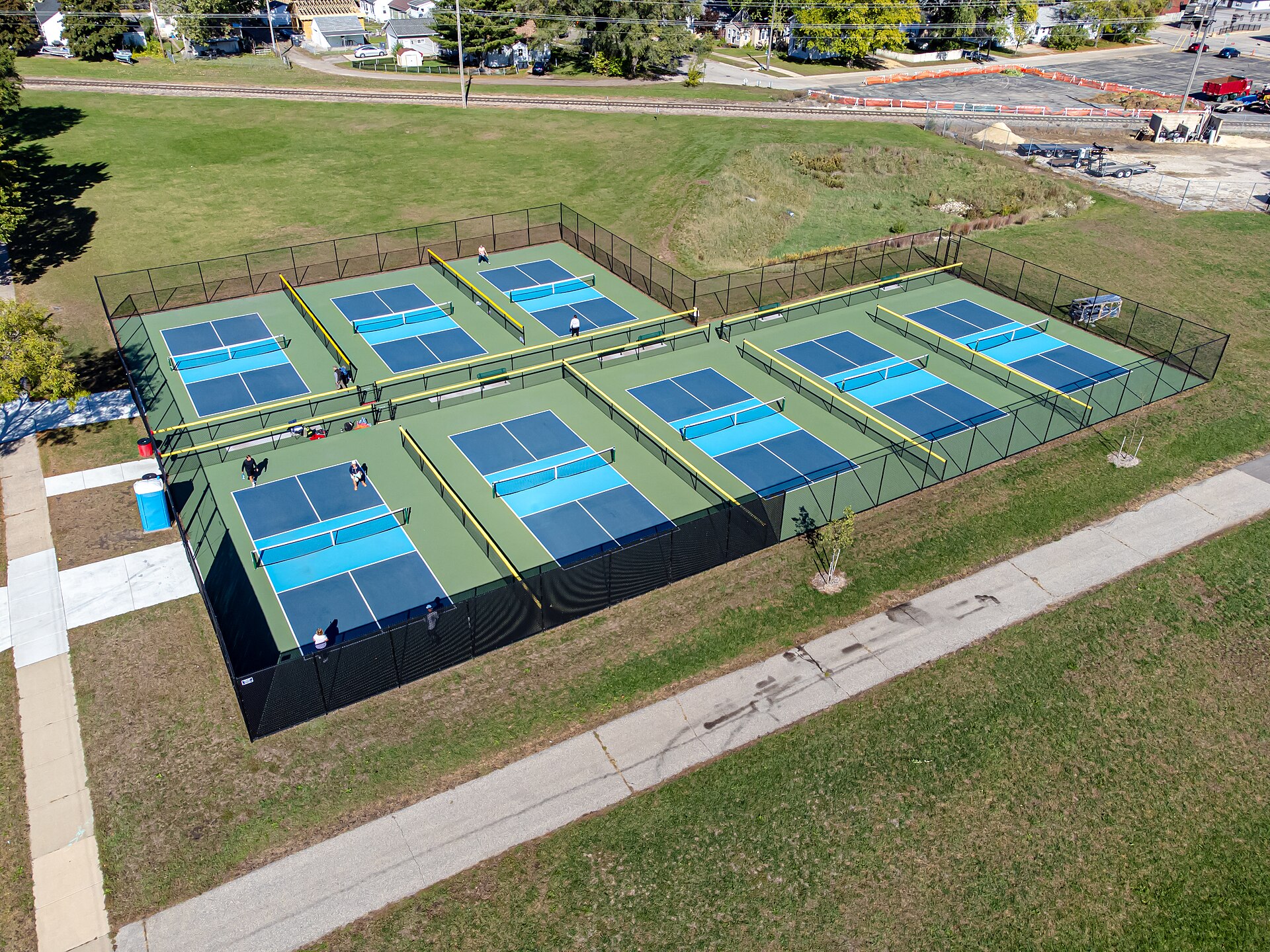 Pickleball court in La Crosse, Wisconsin 01