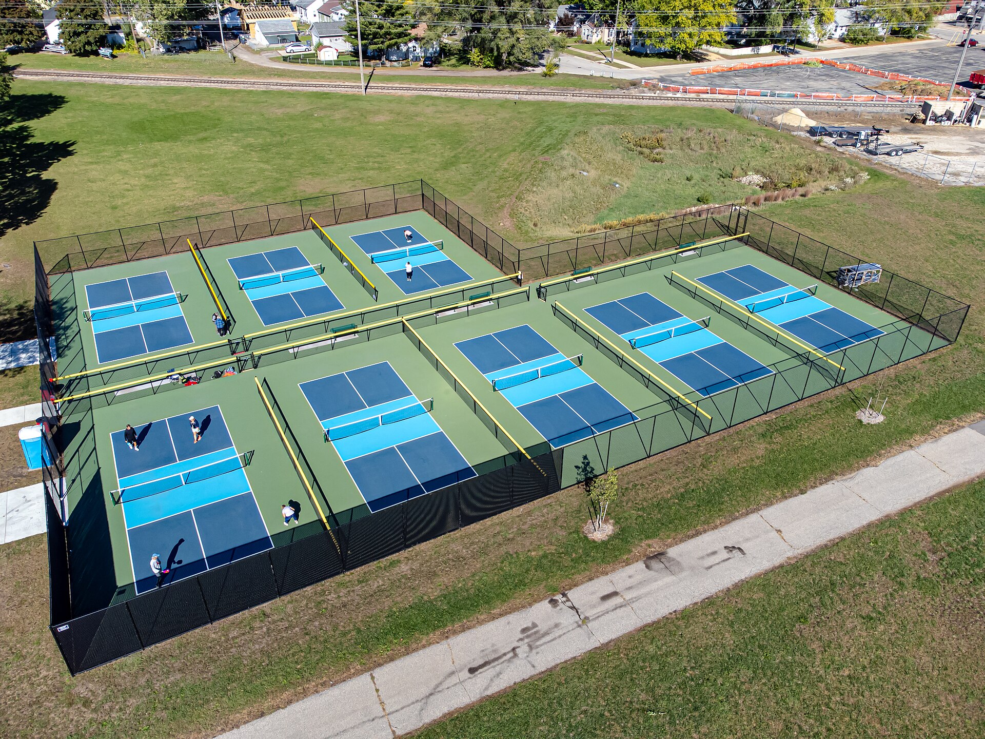 Pickleball court in La Crosse, Wisconsin 02